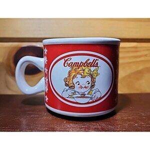 Campbells Soup Mug 2004 VTG Kids Graphic Houston Harvest Coffee Cup